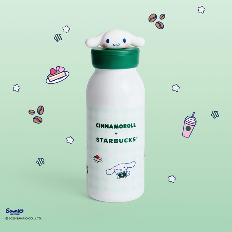 스타벅스+시나모롤 콜라보 11OZ Stainless Steel Mook cinnamoroll water bottle