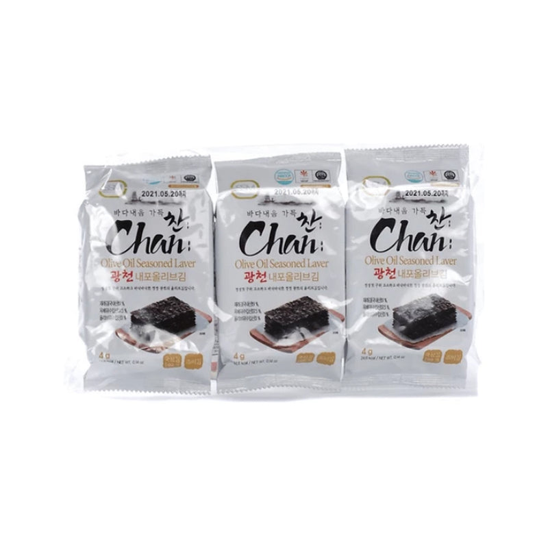 찬 올리브 Chan Olive Oil Seasoned Laver | 4g x 9s