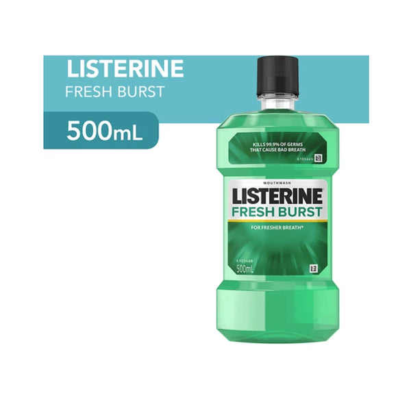 리스테린 프래쉬 부스트 마우스워시 Listerine Fresh Burst Mouthwash | 500ml