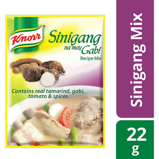 knorr sinigang mix w/gabi 크노르 시니강 믹스 가비  22g