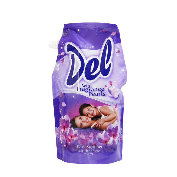 DEL FABRIC CONDITIONER LAVENDER BREEZE 1L REFILL