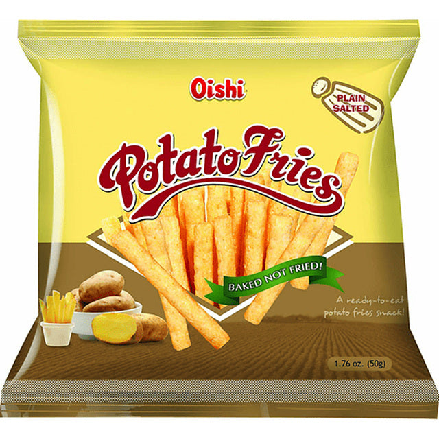 oishi potato fries plain salted 오이쉬 포테이토 플레인 50g