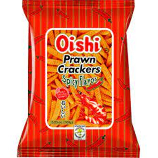 오이쉬 Oishi Prawn crackers Spicy flav 90g