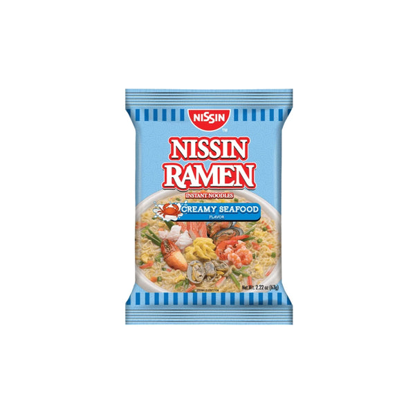 니신 라멘 인스탄트 누들 Nissin Ramen Instant Noodles Creamy Seafood | 63g