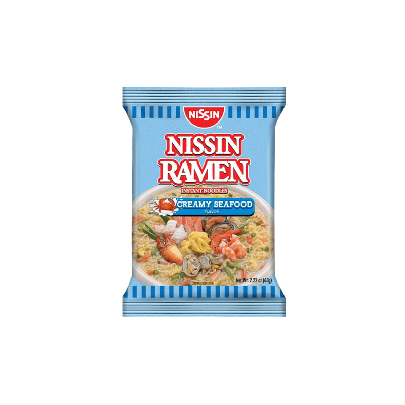 니신 라멘 인스탄트 누들 Nissin Ramen Instant Noodles Creamy Seafood | 63g