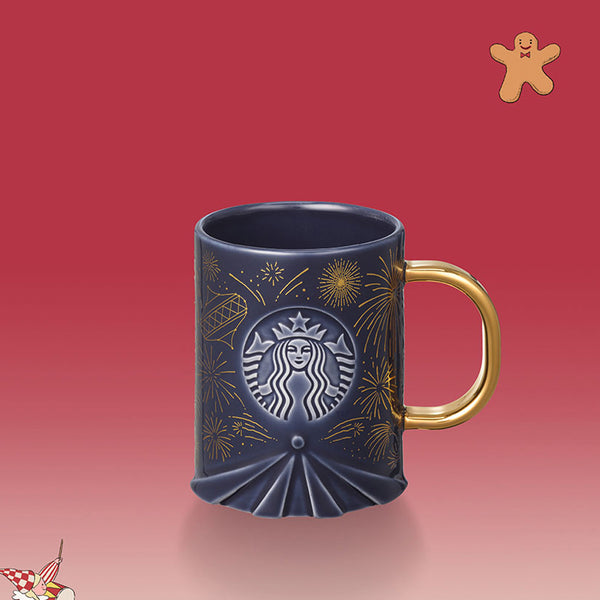 스타벅스 Holiday Carnival Golden Night Mug (14oz.)