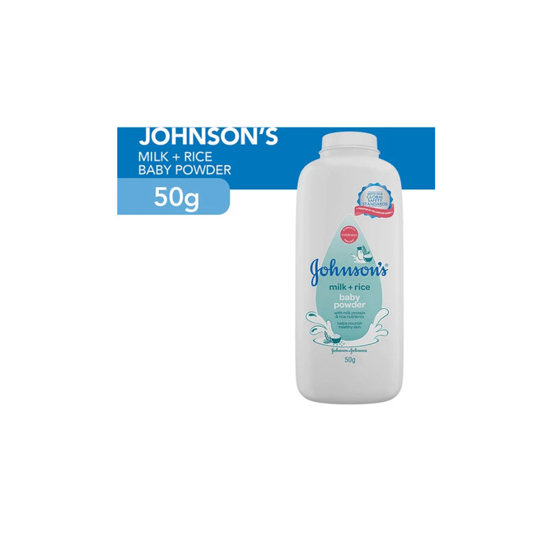 존슨즈 밀크 라이스 베이비 파우더 Johnson's Milk + Rice Baby Powder | 50g