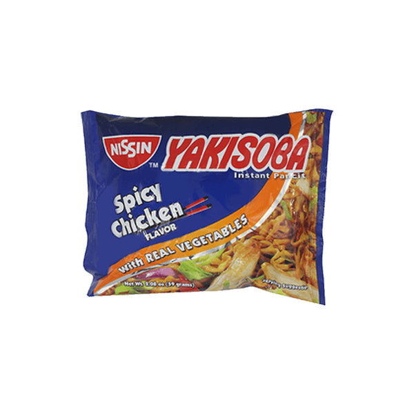 닛신 야키소바 Nissin Yakisoba Spicy Chicken Pouch 59gr