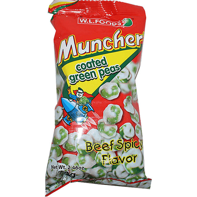 muncher green peas coated 문처 그린피스 코티드 70g