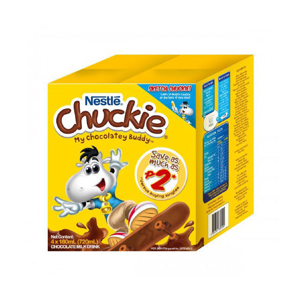 필리핀 네슬레 Nestle Chuckie Calci-N Mp 4X180Ml