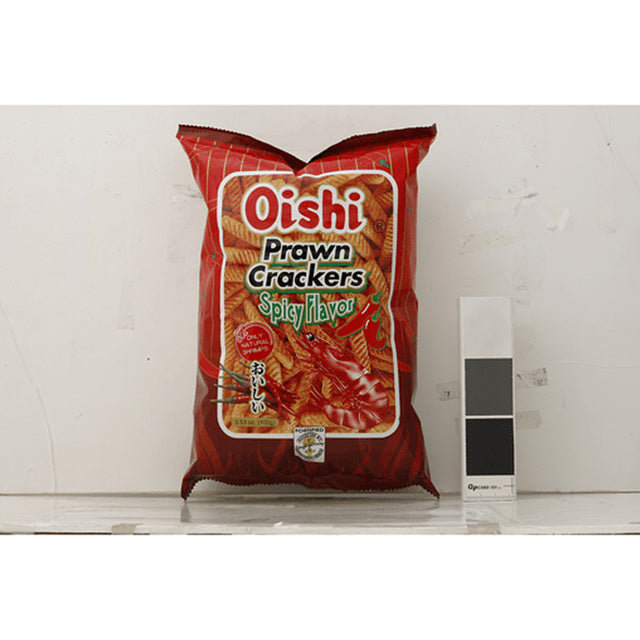 oishi prawn crakers spicy 오이쉬 새우깡 매운맛 90g