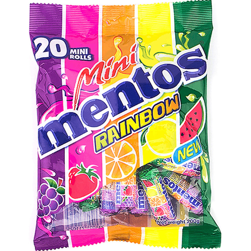 mini mentos rainbow bag 미니맨토스 레인보우 백200g
