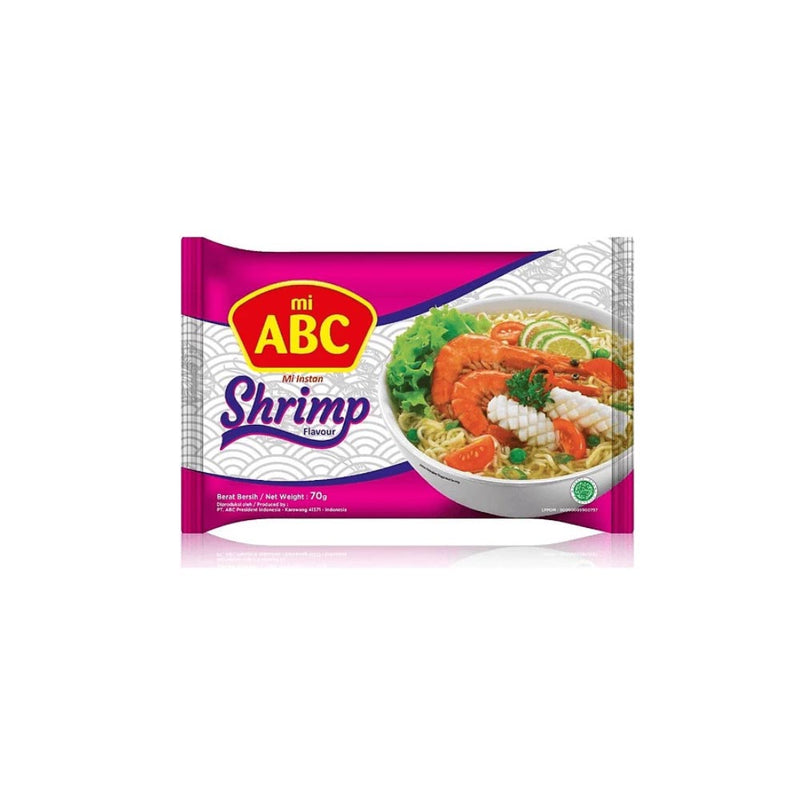 쉬림프 누들 Mi ABC Shrimp Flavour Noodles | 70g