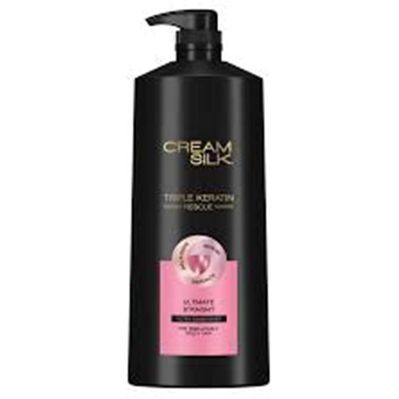 크림실크 Creamsilk Triple keration rescue Ultimate straight 500ml