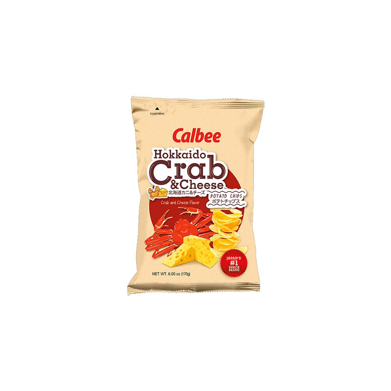 셀비 포테이토 칩스 Calbee Hokkaido Crab & Cheese Potato Chips 170g