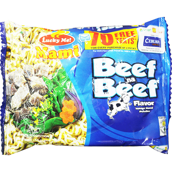 Lucky Me Beef Na Beef  럭키미 비프 나 비프 55g
