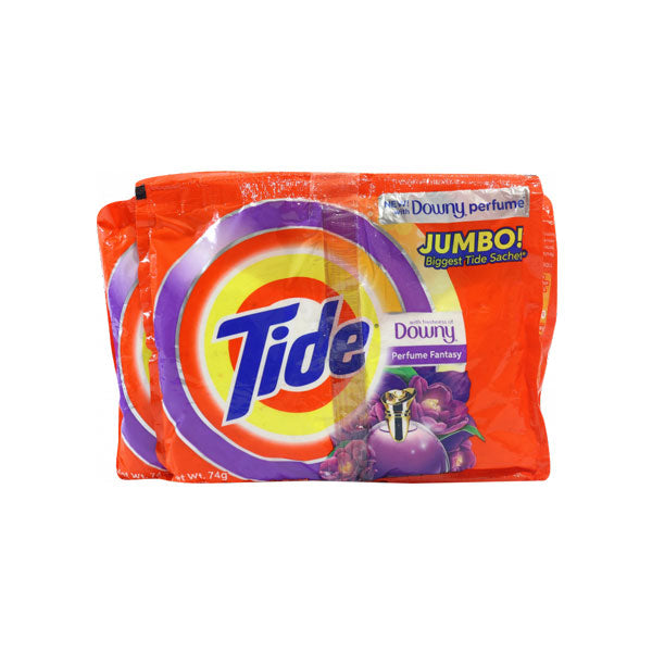 TIDE DETERGENT POWDER W/ DOWNY PERFUME FANTASY 74G 6S