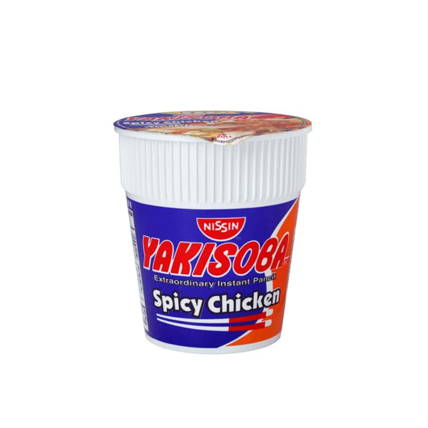 니신 야키 소파 스파이시 치킨 Nissin Yakisoba Spicy Chicken cup noodle | 44g