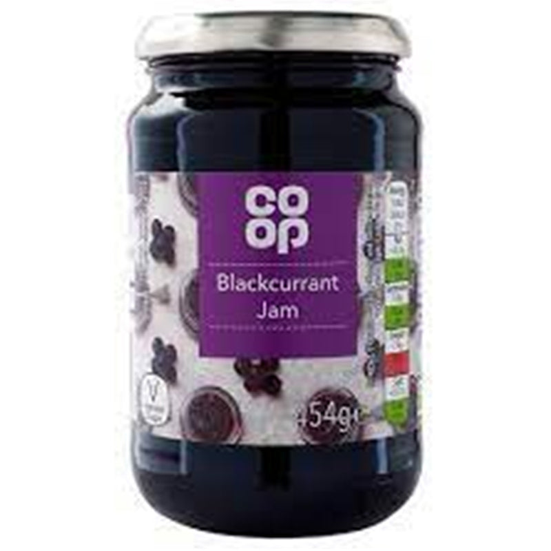 Co op Blackcurrant Black currant jam 454g