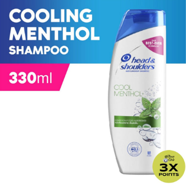 HEAD & SHOULDERS SHAMPOO REFRESHING MENTHOL 330ML
