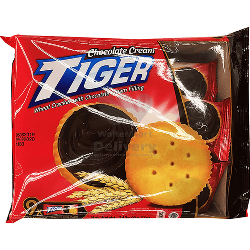 tiger biscuit choco cream 타이거 비스킷 초코 크림 27g