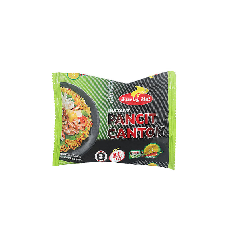 필리핀 잡채 럭키 미 판식 칸톤 Lucky Me Pancit Canton Chilimansi 80gr