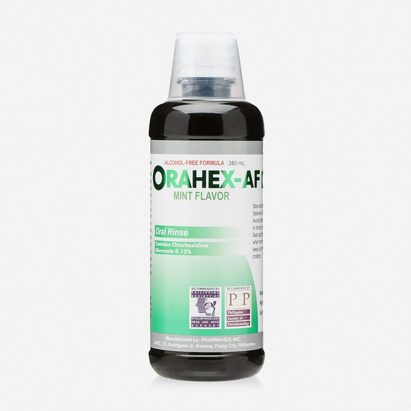 Orahex mouthwash alcohl free 380ml