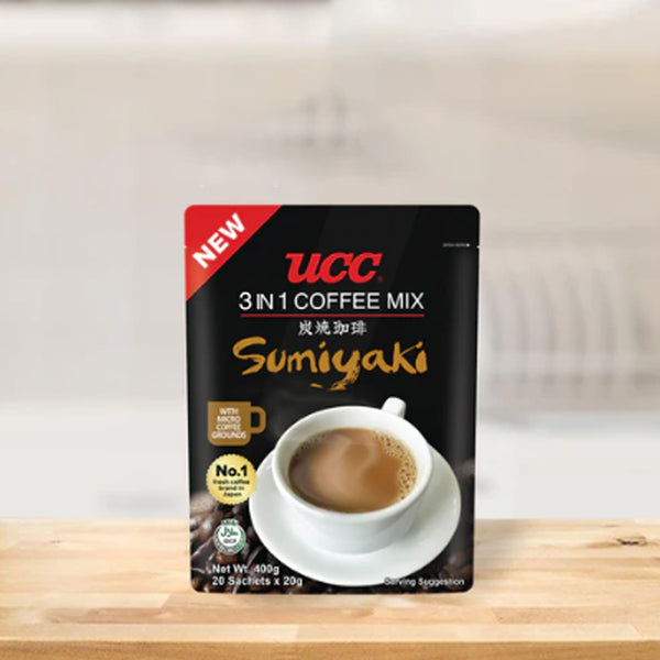 UCC커피 UCC 3-in-1 Sumiyaki Coffee Box (20g x 10) 깊은 나무향의 특별한 커피
