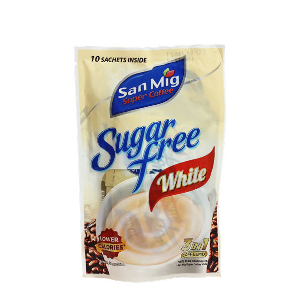 SAN MIG COFFEE SUGARFREE WHITE 9GX10S