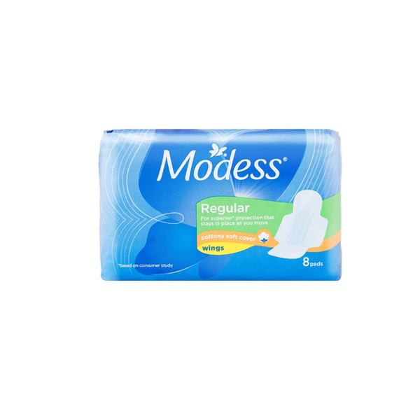 모데스 소프트 맥시 레귤러 패드 Modess Regular Cottony Soft Maxi with Wings | 8pcs