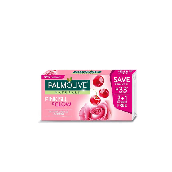 팜올리브 비누 Palmolive Naturals Pinkish & Glow | 115g x 3s