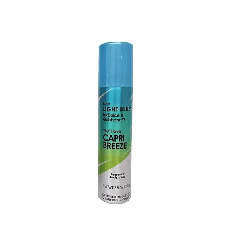 디자이너 바디 스프레이 Designer Imposters Capri Breeze Fragrance Body Spray 2.5oz