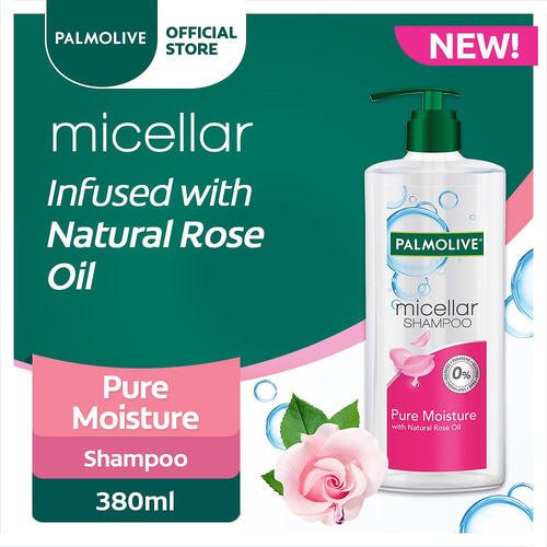 팜올리브 Palmolive micellar shampoo pure moisture 380ml