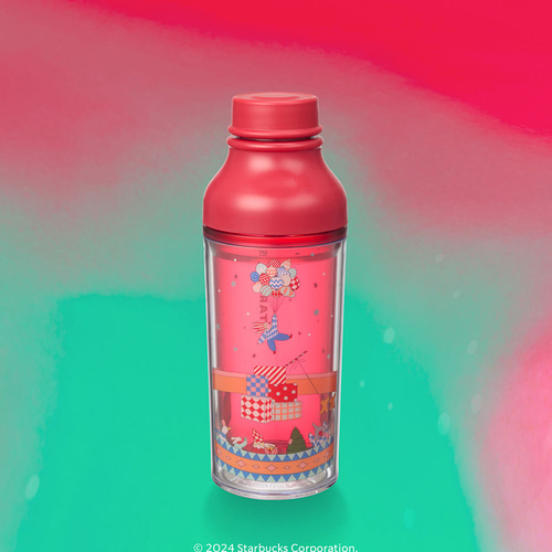 Holiday Carnival Circus Fun Water Bottle (16oz.)