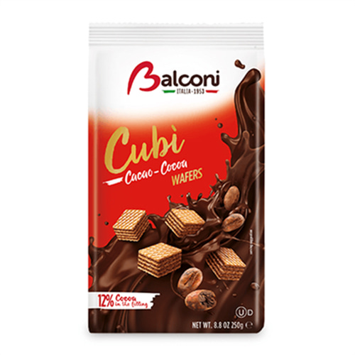 Balconi cubi wafers cacao 250g